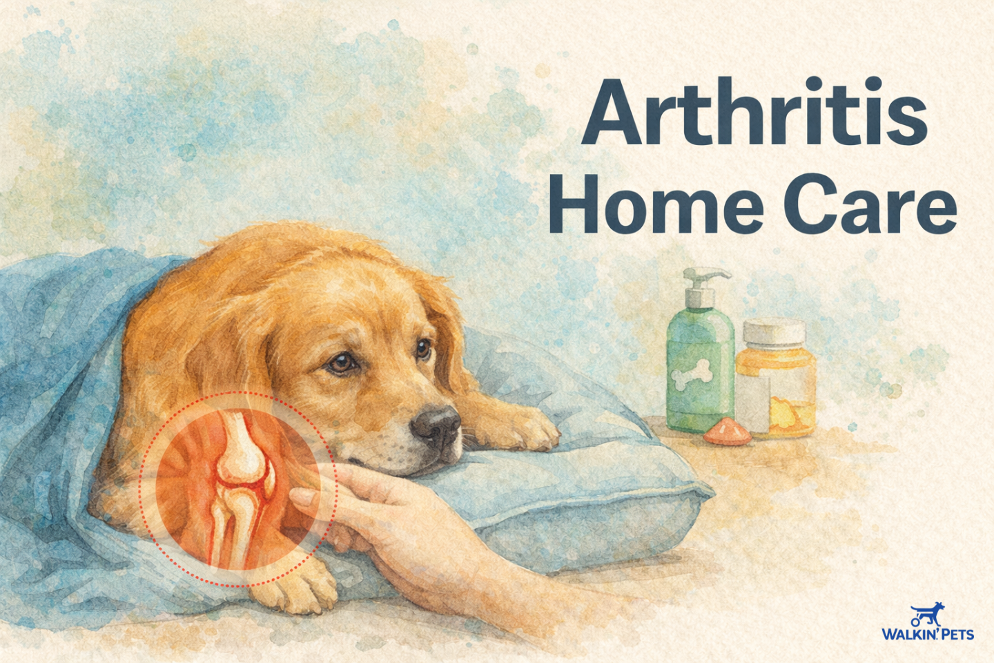 Canine arthritis home care