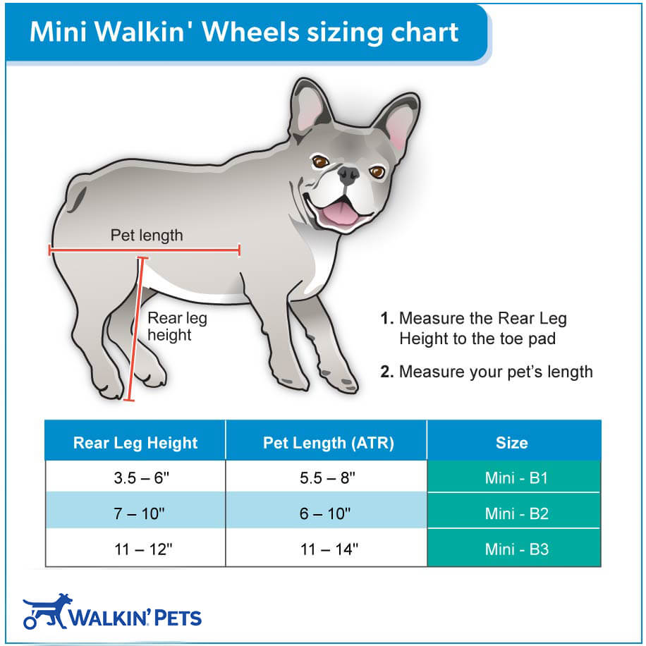 Walkin’ Wheels MINI Dog Wheelchair